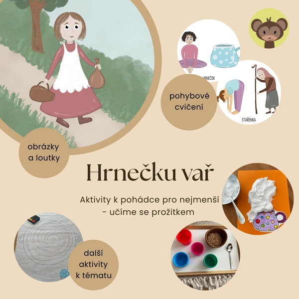 Hrnečku vař - pohybové a jiné aktivity k pohádce 