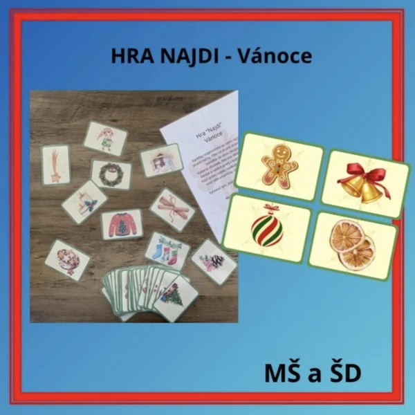 Hra “Najdi” - Vánoce