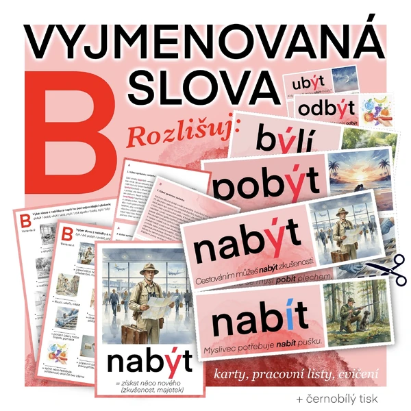 Vyjmenovaná slova po B - rozlišování 