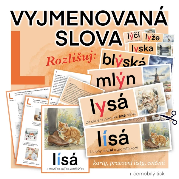Vyjmenovaná slova po L - rozlišování 