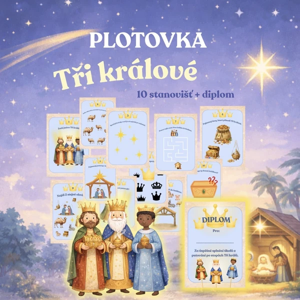 TŘI KRÁLOVÉ - PLOTOVKA 👑❄️