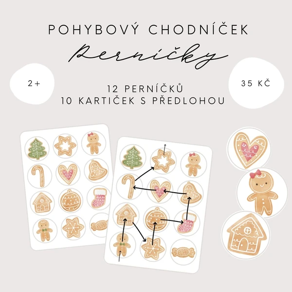 Pohybový chodníček - Perníčky