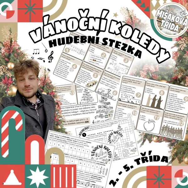 Vánoční koledy - stezka pro 2. - 5. třídu