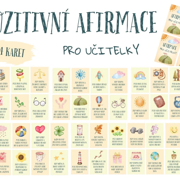 Pozitivní afirmace pro učitelky