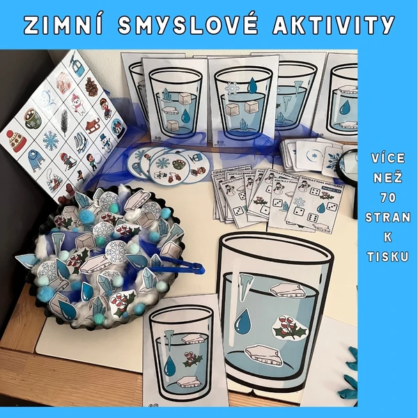 Smyslové aktivity (sensory play) ZIMA