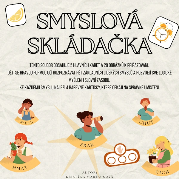 Smyslová skládačka - Objevujeme svět