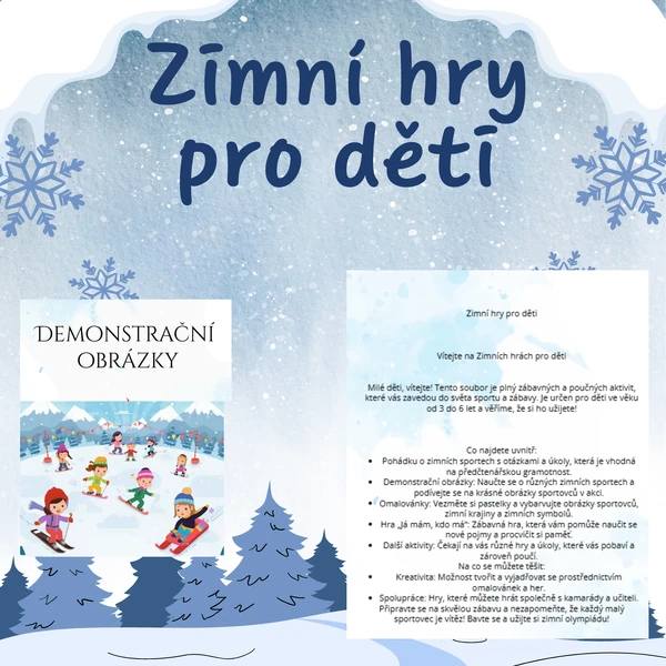 Zimní hry pro děti
