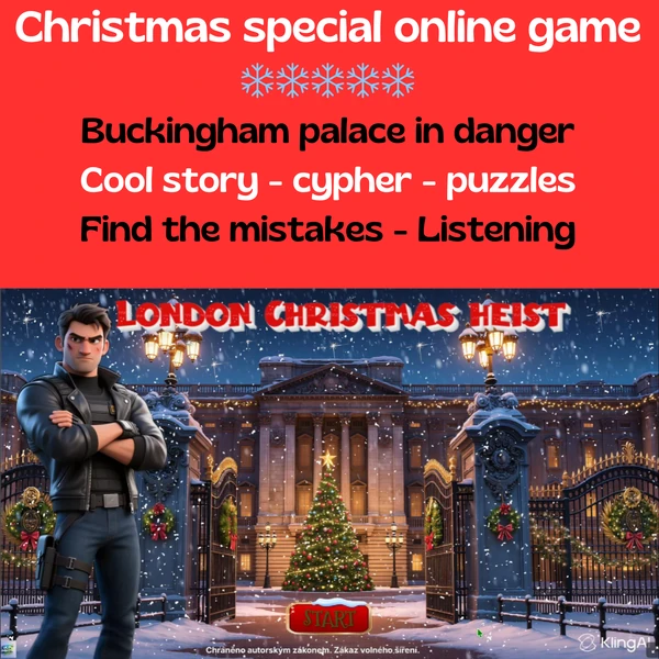 London Christmas Heist - vánoční online hra do AJ