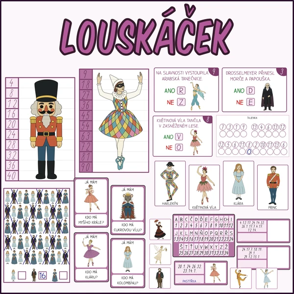 Louskáček - Sada aktivit