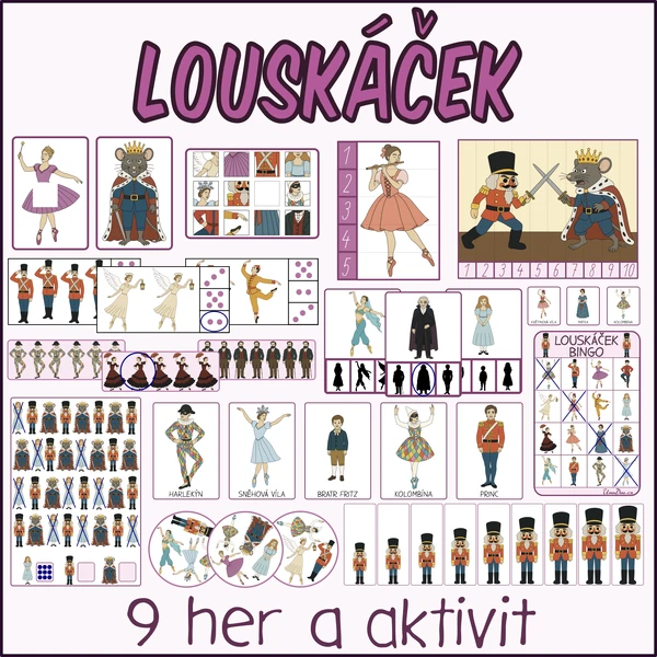 Louskáček - Aktivity pro předškoláky