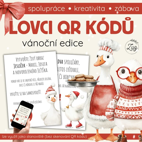 LOVCI QR KÓDŮ (vánoční pátračka)