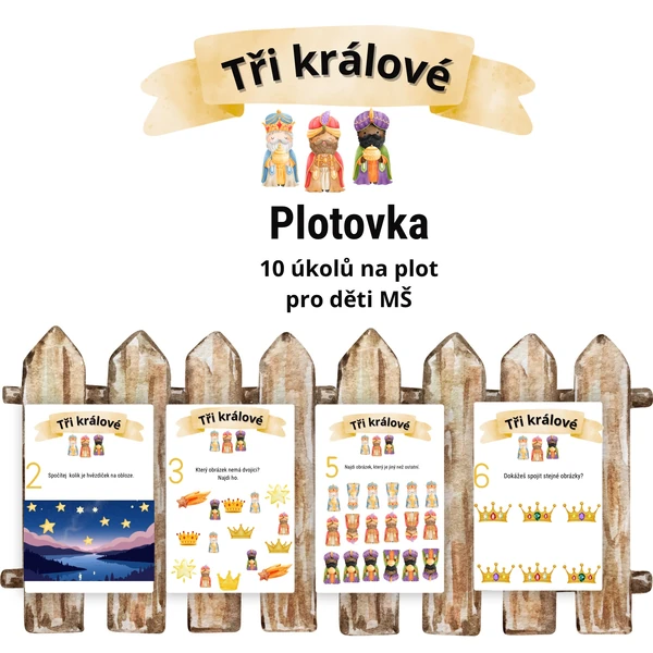 Tři králové plotovka 👑