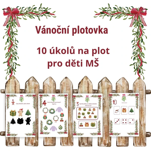 Vánoce plotovka 🎄