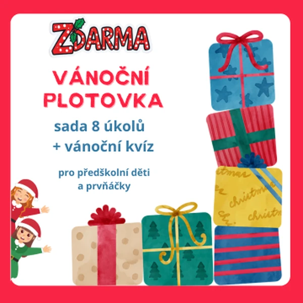 Vánoční aktivity- plotovka +kvíz ZDARMA