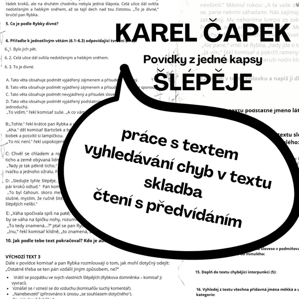 Karel Čapek - Šlépěje