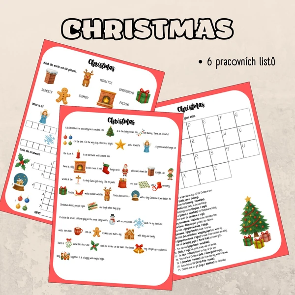 Christmas - pracovní listy