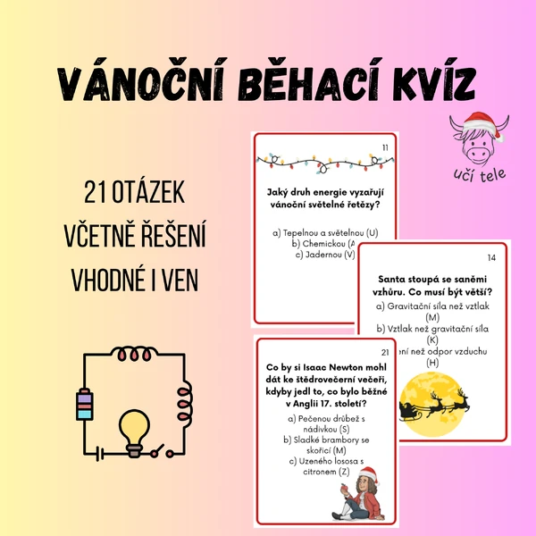 Fyzikální vánoční běhací kvíz