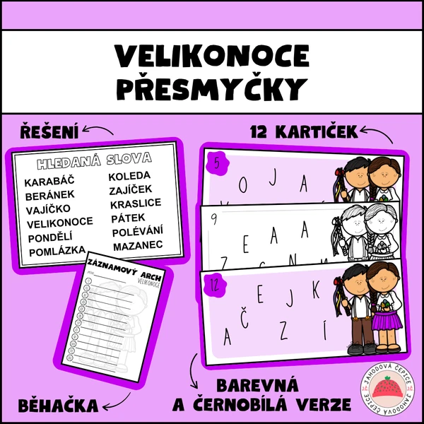Velikonoce - přesmyčky