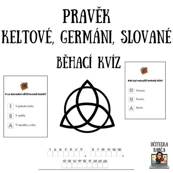 Běhací kvíz - Keltové, Germáni, Slované