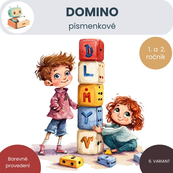 DOMINO - písmenkové.