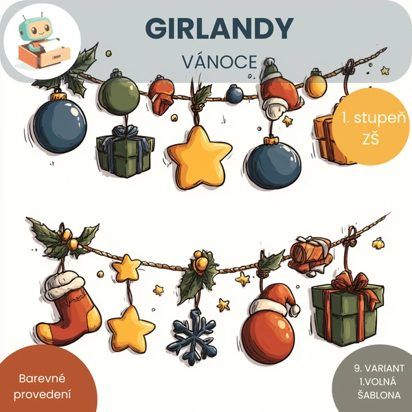 Vánoce - Girlandy.