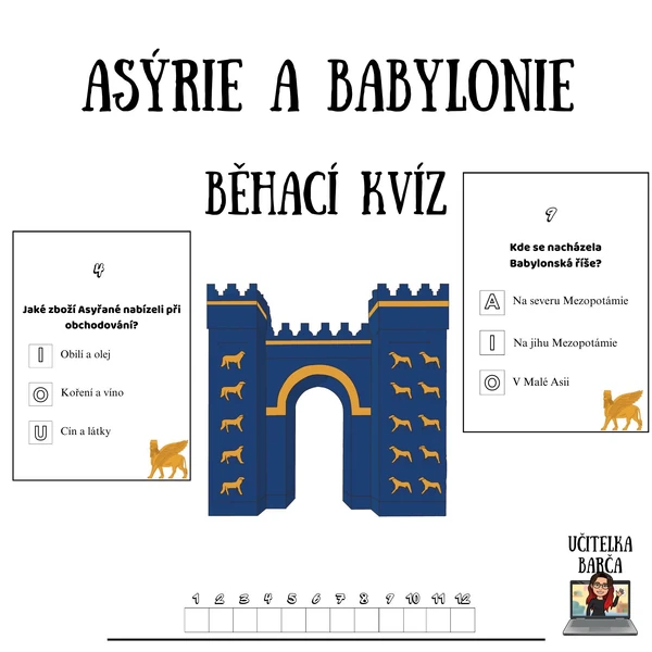 Běhací kvíz - Asýrie a Babylonie