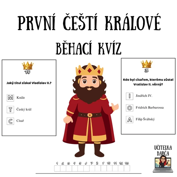 Běhací kvíz - První čeští králové