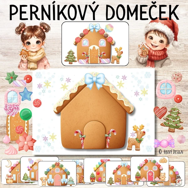 Zdobení perníkového domečku