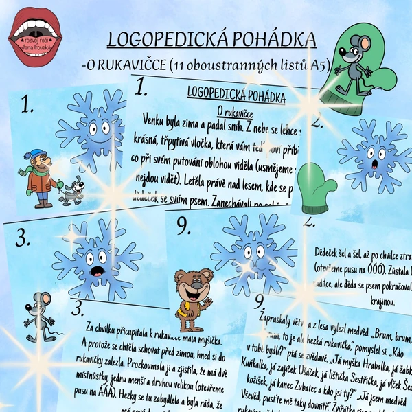 LOGOPEDICKÁ POHÁDKA: O RUKAVIČCE