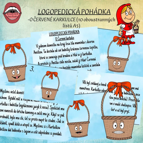 LOGOPEDICKÁ POHÁDKA: O ČERVENÉ KARKULCE