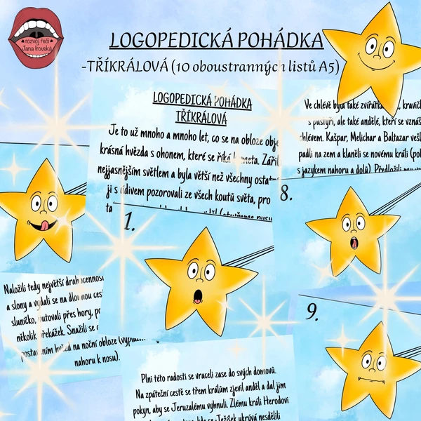LOGOPEDICKÁ POHÁDKA: TŘÍKRÁLOVÁ