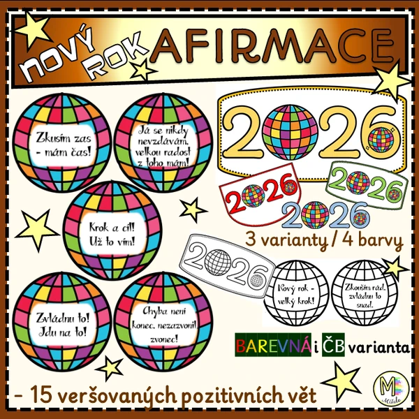 AFIRMACE - VERŠOVANÉ - PRO NOVÝ ROK 2026
