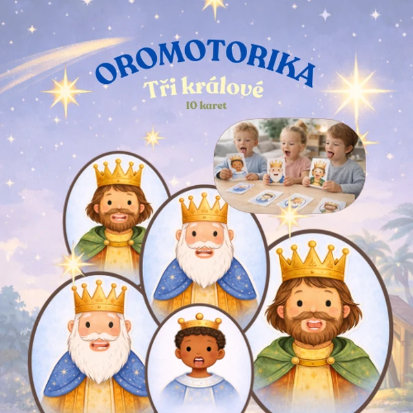 TŘI KRÁLOVÉ- OROMOTORIKA❄️👑