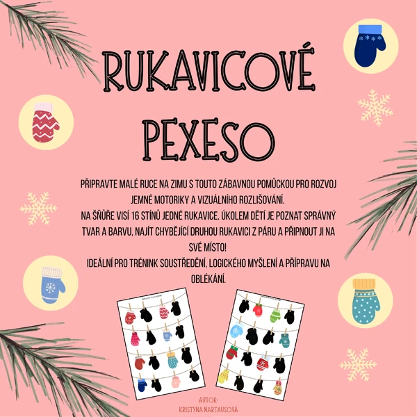 Rukavicové pexeso - Najdi pár!