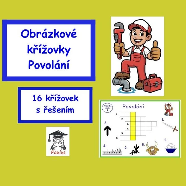 Obrázkové křížovky Povolání 
