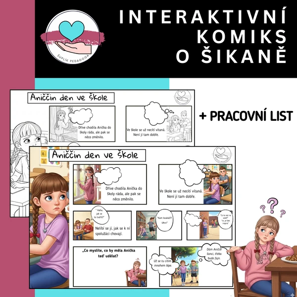 Interaktivní komiks o šikaně (prevence šikana)