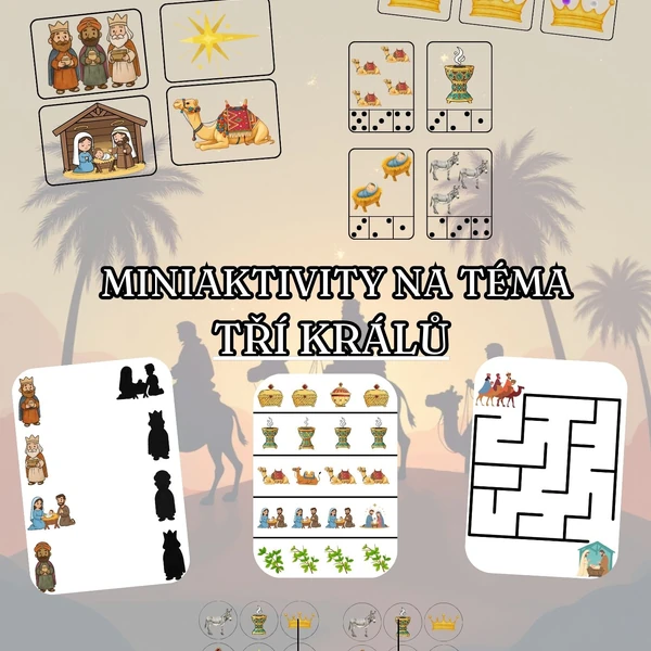 Miniaktivity do školky - Tři Králové 
