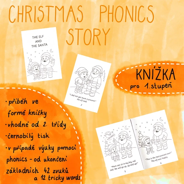 The elf and the Santa - anglické vánoční čtení s porozuměním