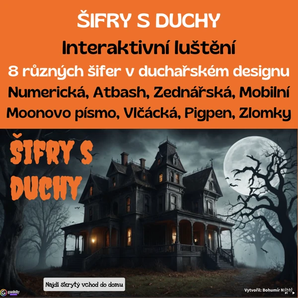 Šifry s duchy - online luštění