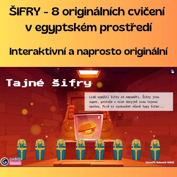 Šifry - interaktivní online hra z Egypta