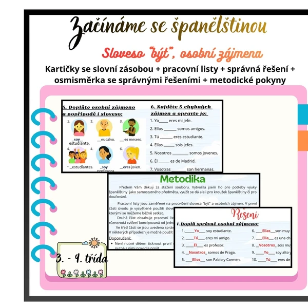 Začínáme se španělštinou 3 - úvod sloveso "být", osobní zájmena