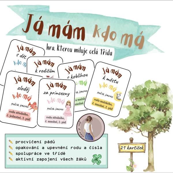 Já mám & kdo má - pád, číslo, rod
