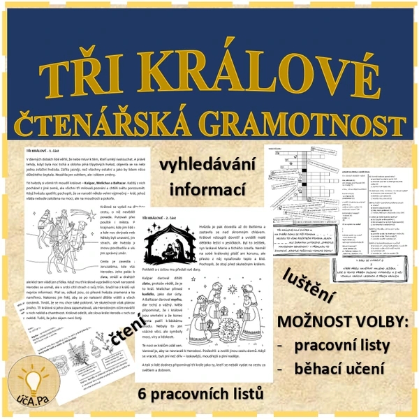 TŘI KRÁLOVÉ - ČTENÁŘSKÁ GRAMOTNOST