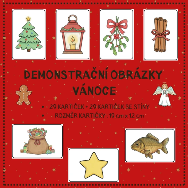 VÁNOCE - demonstrační obrázky