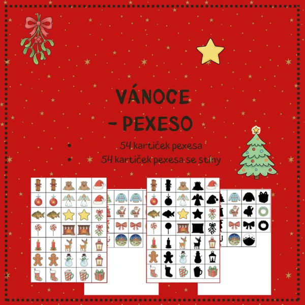 VÁNOCE - pexeso