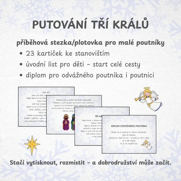 Putování Tří králů – příběhová stezka pro malé poutníky 