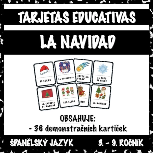 Tarjetas Educativas - La Navidad