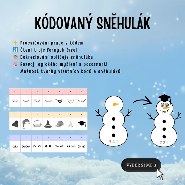 Kódovaný sněhulák