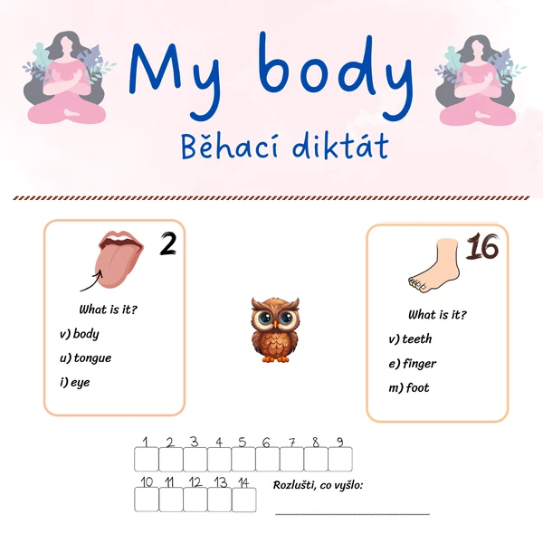 My body - běhací diktát