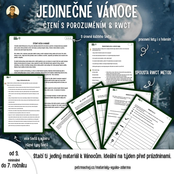 Velké Vánoční čtení s porozuměním a RWCT